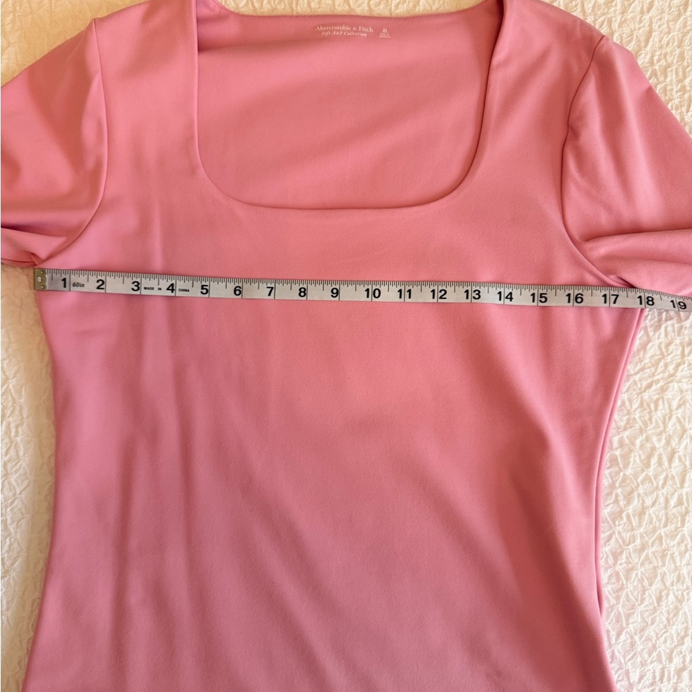 Abercrombie & Fitch Soft A&F Long Sleeve Bodysuit – Pink, Size XL - Picture 5 of 11